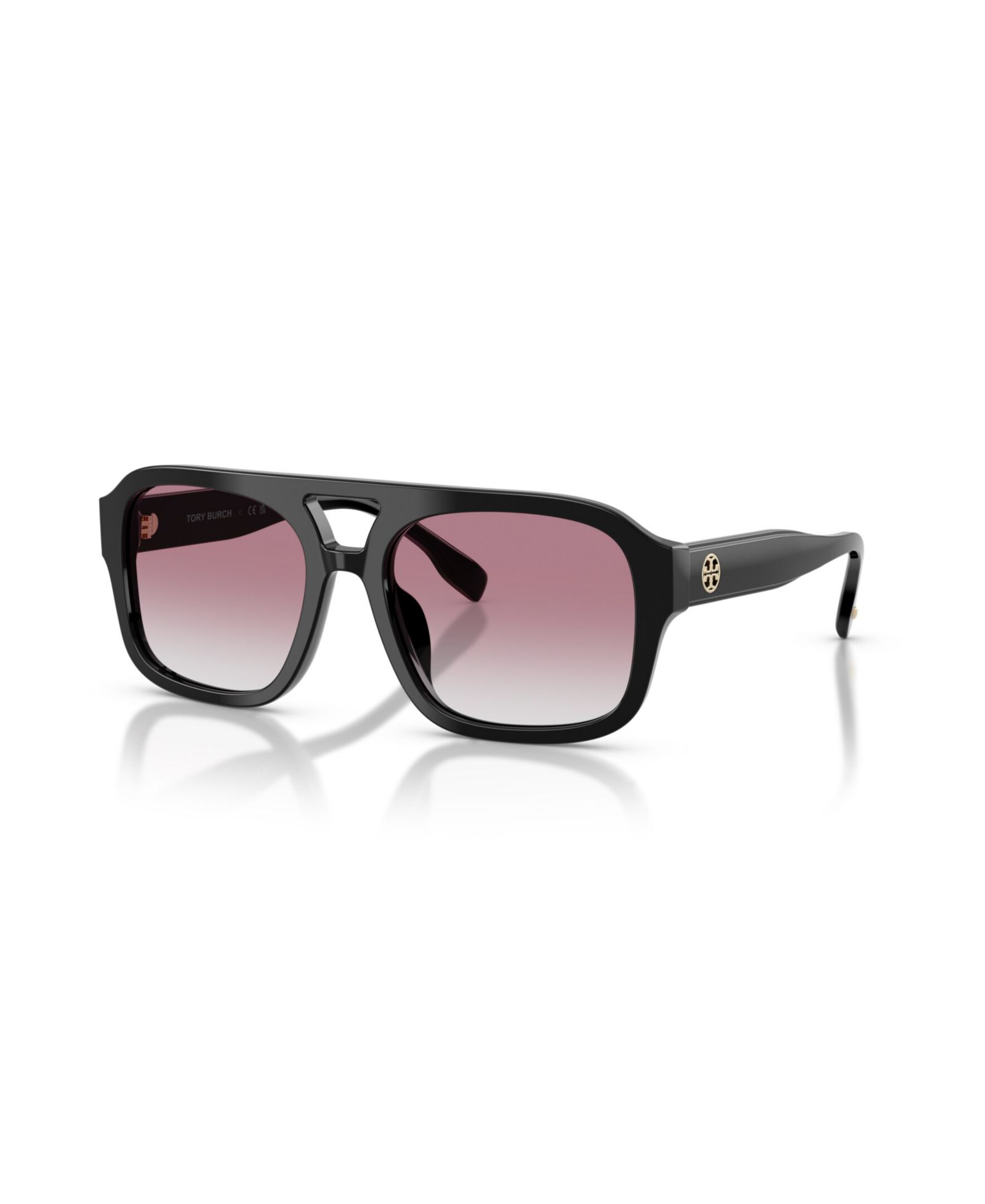 Tory Burch Women's Pilot Sunglasses, TY7224U