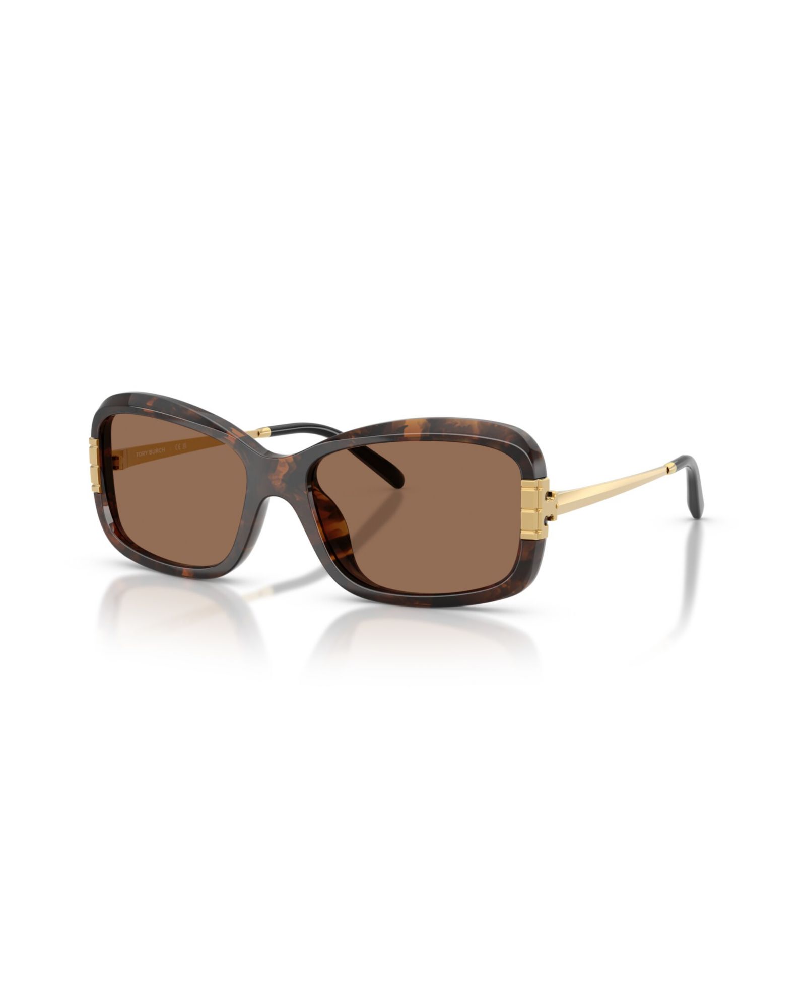 Tory Burch Women's Rectangle Sunglasses, TY9077U