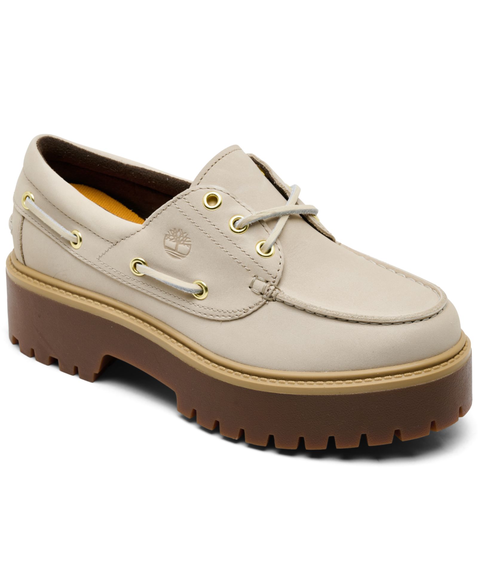 Timberland Women's Stone Street Platform Boat Shoes from Finish Line