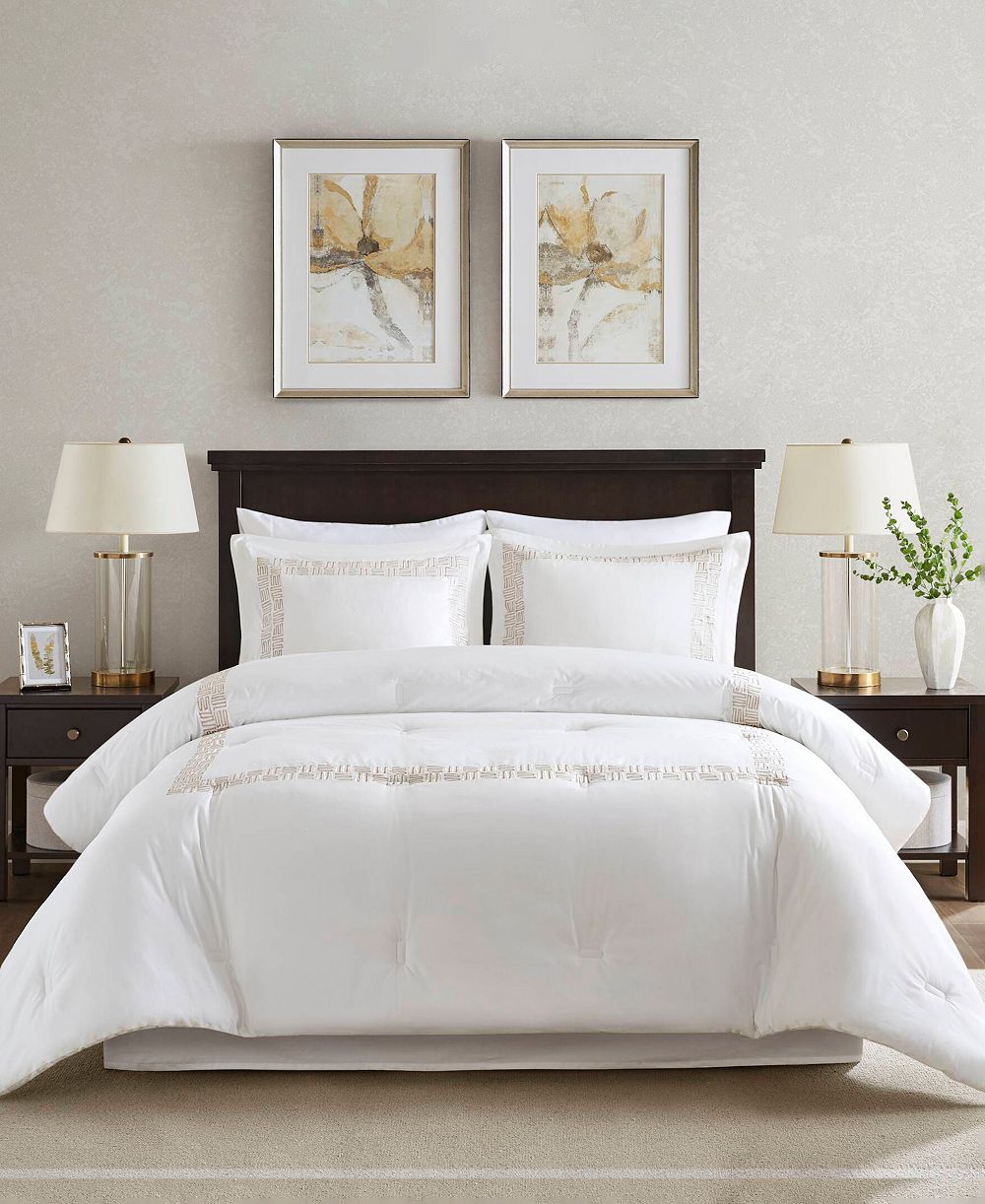 Harbor House Nile вышитый комплект из 4 одеял, King