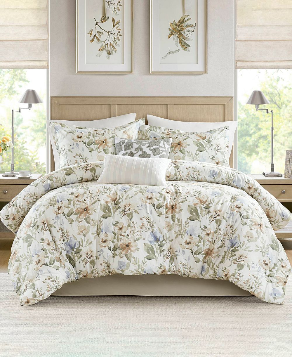 Harbor House Herbal Print Oversized 6-Pc. Comforter Set, California King