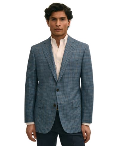 Brooks Brothers Мужской блейзер в клетку Slim Fit