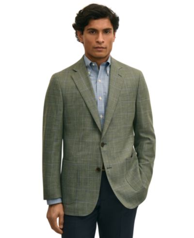 Блейзер Brooks Brothers Hopsack Classic-Fit из шерсти Мужской