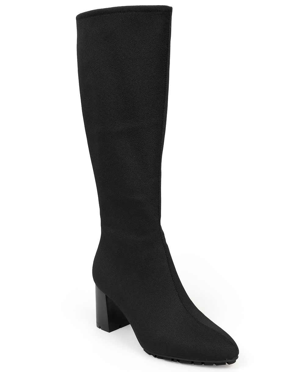 Aerosoles Women's Brynn Stretch Knee Tall Block Heel Boots