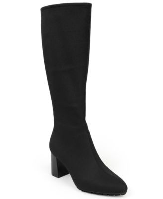 Aerosoles Women's Brynn Stretch Knee Tall Block Heel Boots