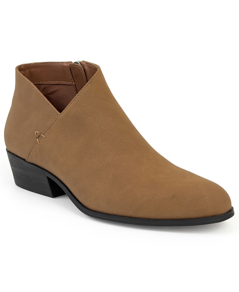 Aerosoles Women's Cayu Casual Zipper Booties