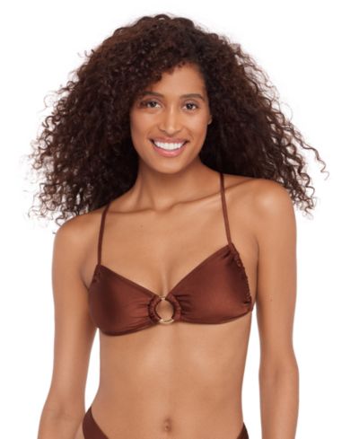 Женский топ-бралет Steve Madden X-Back Ring V-Neck