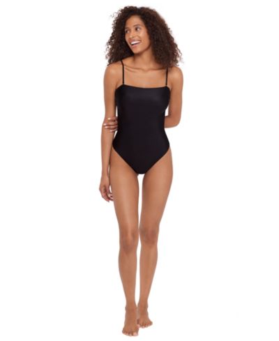 Женский слитный купальник Steve Madden Bandeau Neck
