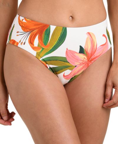 La Blanca Women's Jungle Blossoms Mid Rise Swim Bottoms