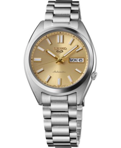 Мужские часы Seiko 5 Sports, сталь, автоматические, браслет, 37.4mm