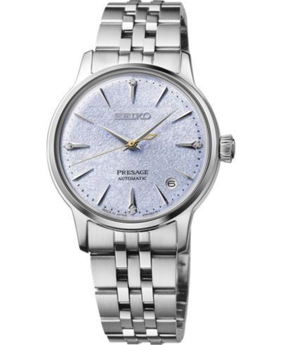 Часы Seiko Women's Presage Cocktail Time Stainless Steel Automatic, 34mm