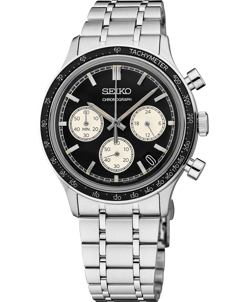 Часы Seiko Men's Essentials из серебристой нержавеющей стали, 38.7mm