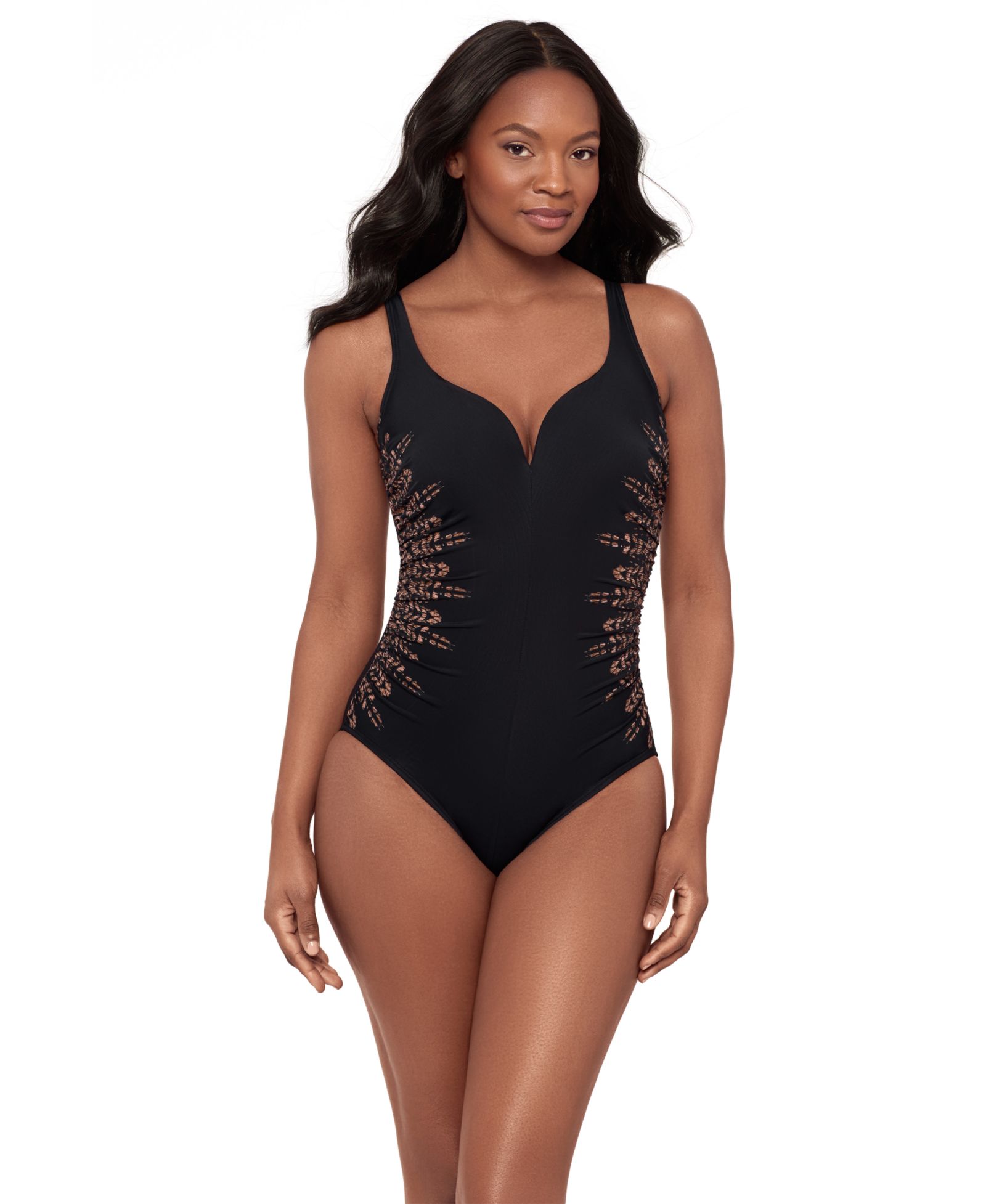 Miraclesuit Women's Costa D Oro Temptress Tummy Control One Piece Swimsuit