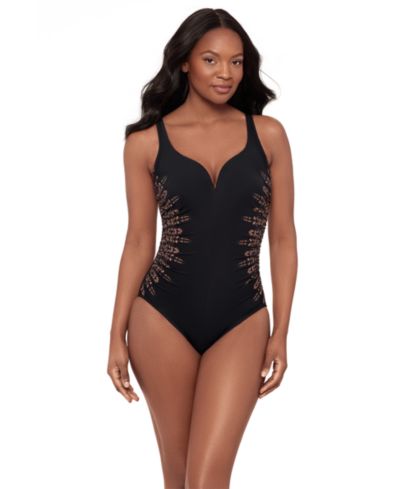 Miraclesuit Women's Costa D Oro Temptress Tummy Control One Piece Swimsuit