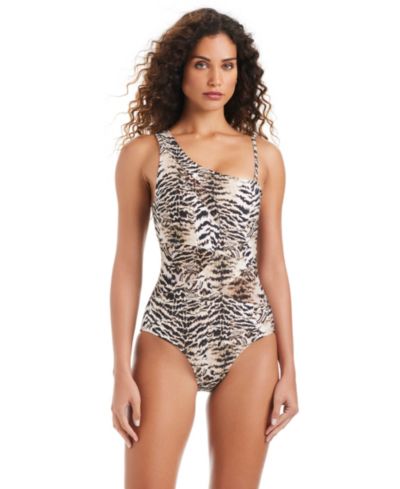 Женский слитный купальник Beyond Control The Tigress Printed One-Shoulder
