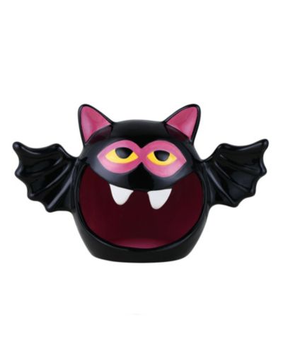Mr. Halloween 9" Motion Activated Ceramic Bat Candy Bowl