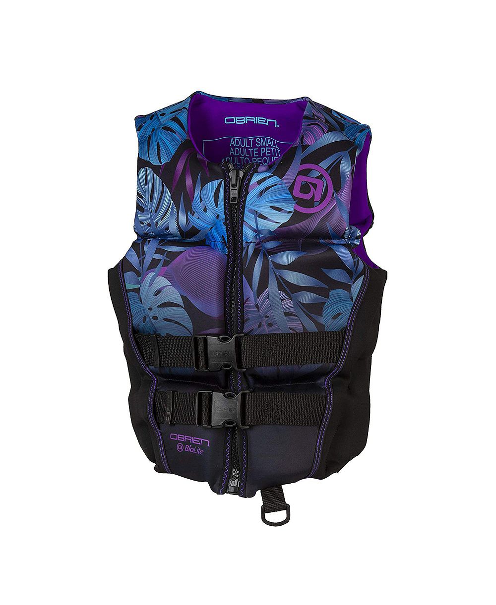 O'Brien Women's Flex V-Back Neoprene Life Jacket for Watersports, Medium