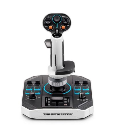 Thrustmaster Sol-R 1 джойстик с симметричной рукояткой, черный/белый