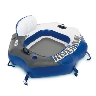 Надувной плавающий диван Intex River Run Single Person Inflatable Connecting Floating Lounge Tube Chair