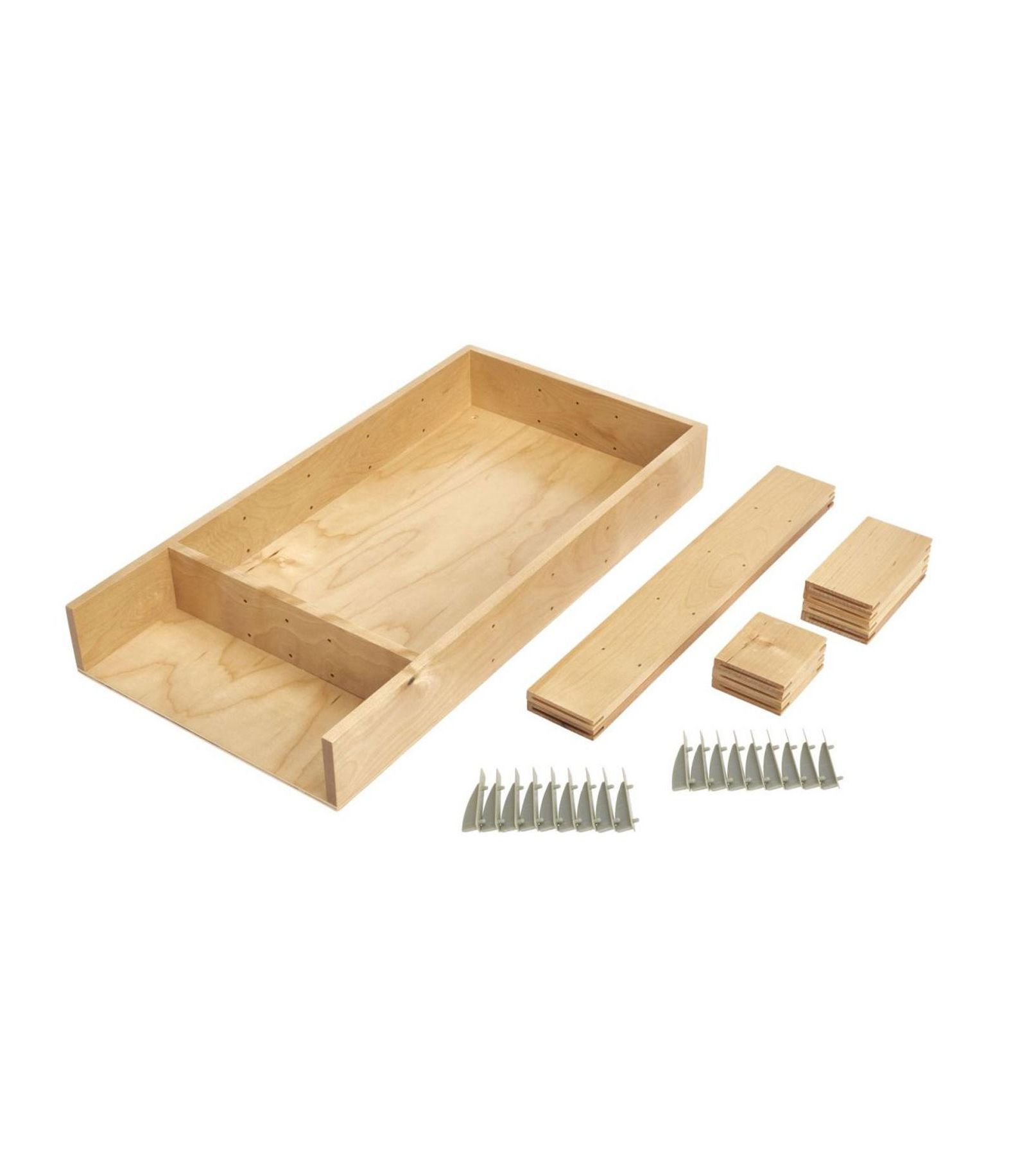 Rev-A-Shelf Customizable Drop-in Kitchen Cutlery Drawer Organizer, LD-4CT15-1