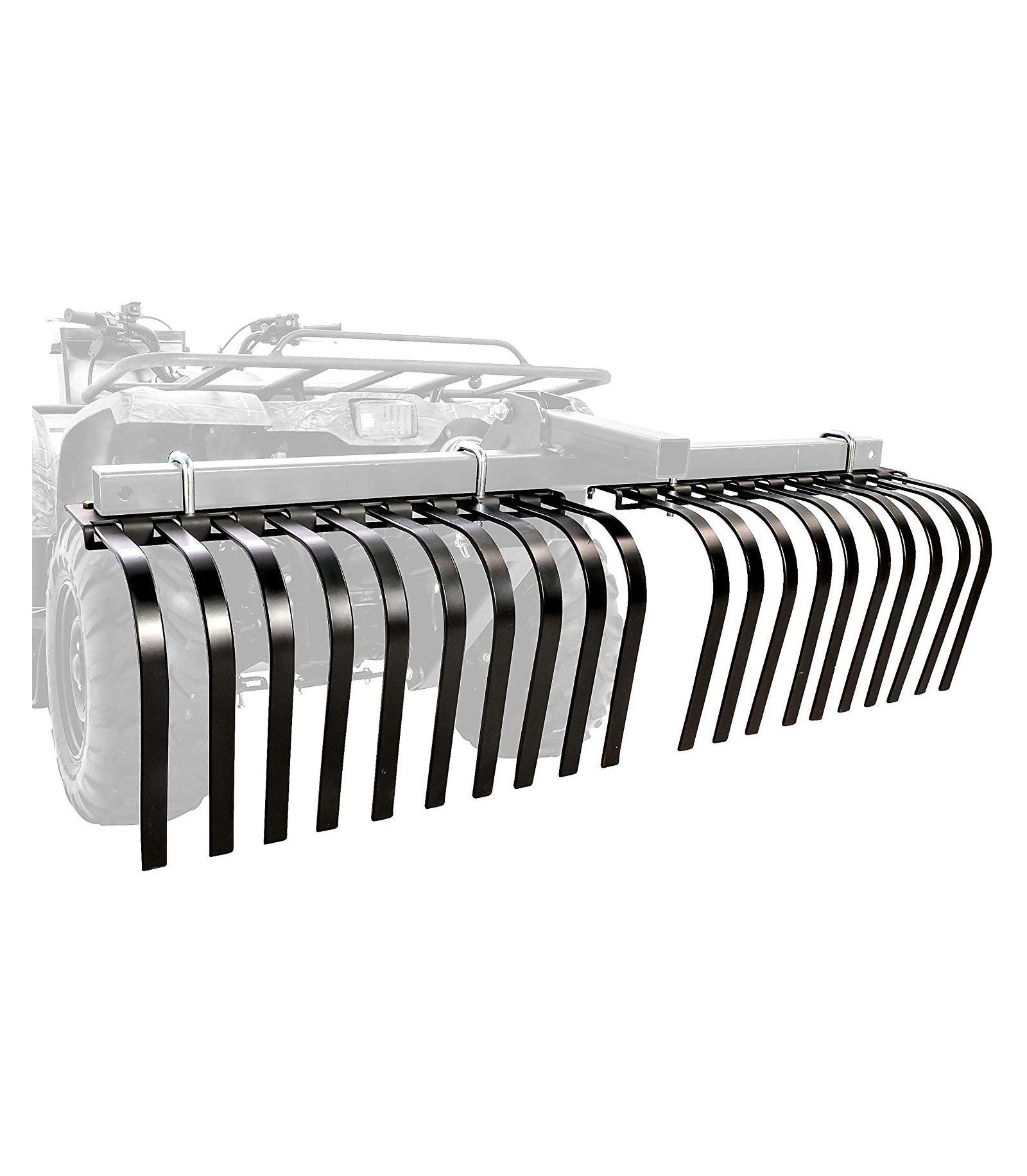 Camco Black Boar ATV/UTV Implement Custom Outside Vehicle Landscape Rake Tool