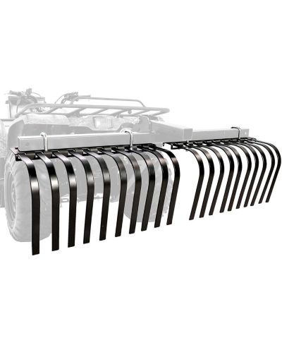 Camco Black Boar ATV/UTV Implement Custom Outside Vehicle Landscape Rake Tool