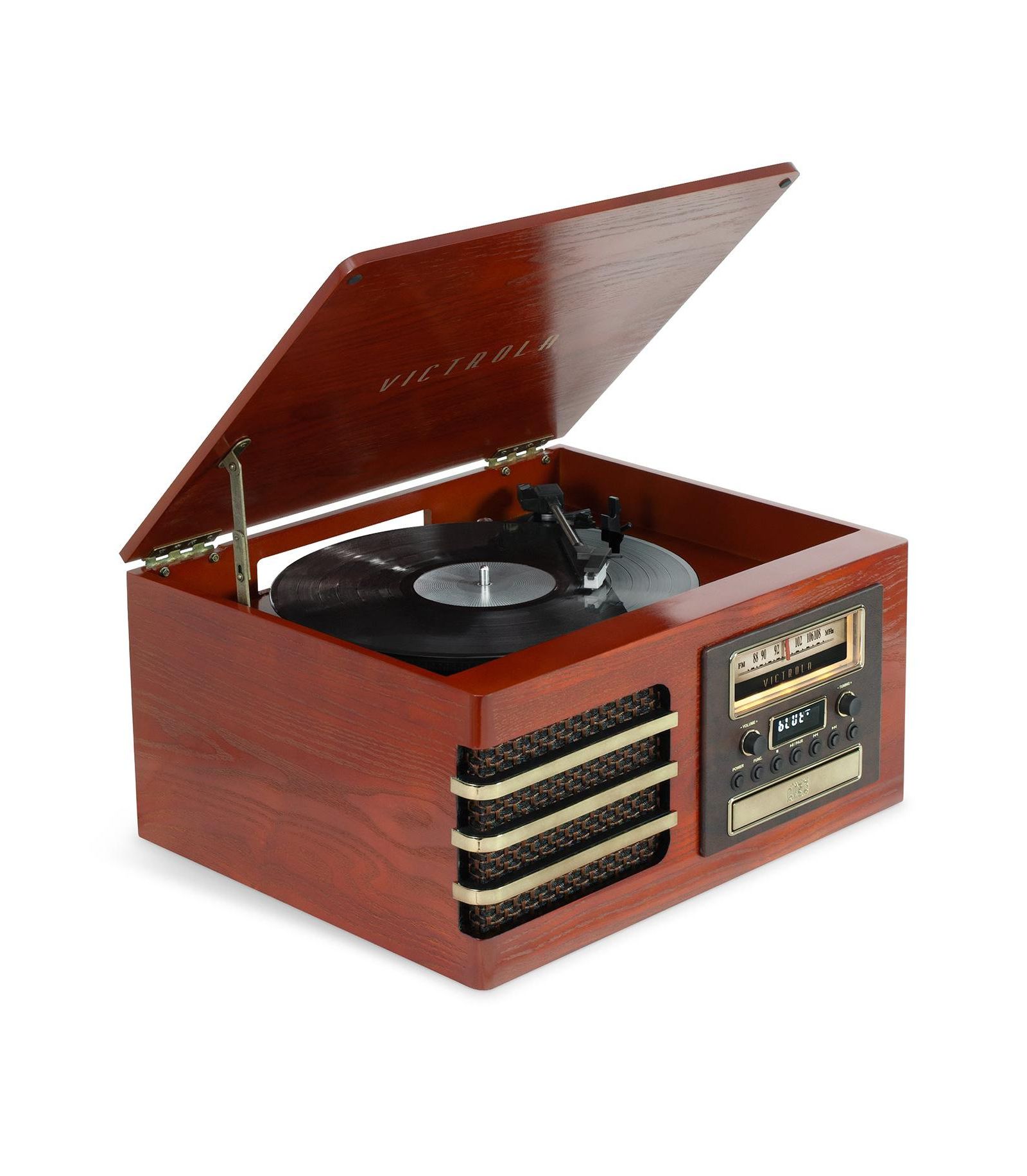 Victrola Ellington Vintage Wood Record Player