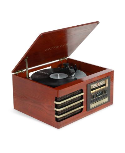 Victrola Ellington Vintage Wood Record Player