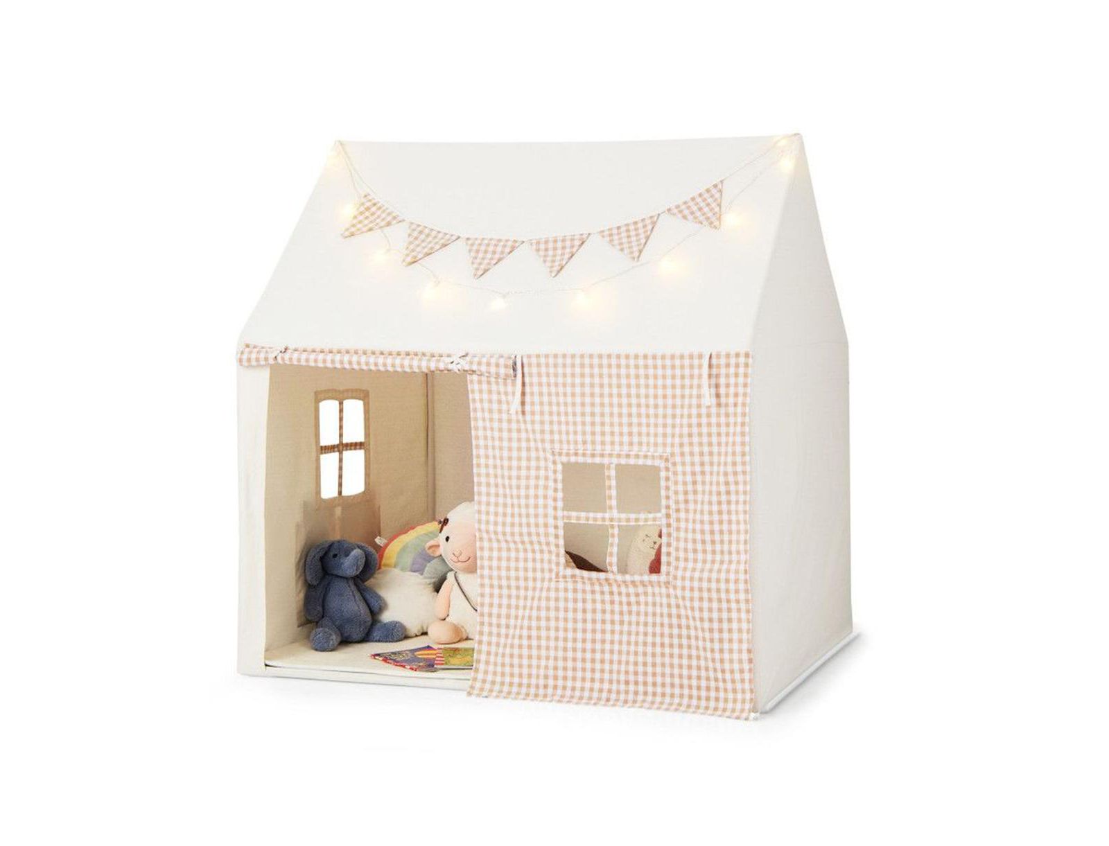 Lycvki Padded-Mat Breathable-Windows 4-Piece Kids Tent, Ages 3+