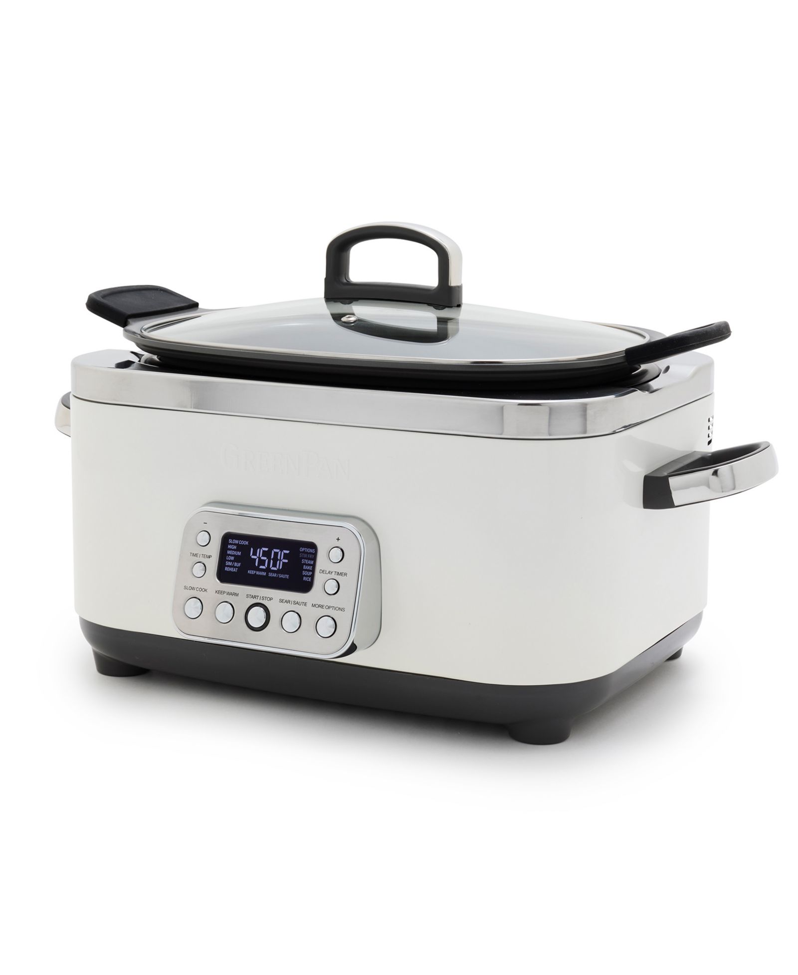GreenPan керамическая мультиварка-скороварка Elite, 6 Quart
