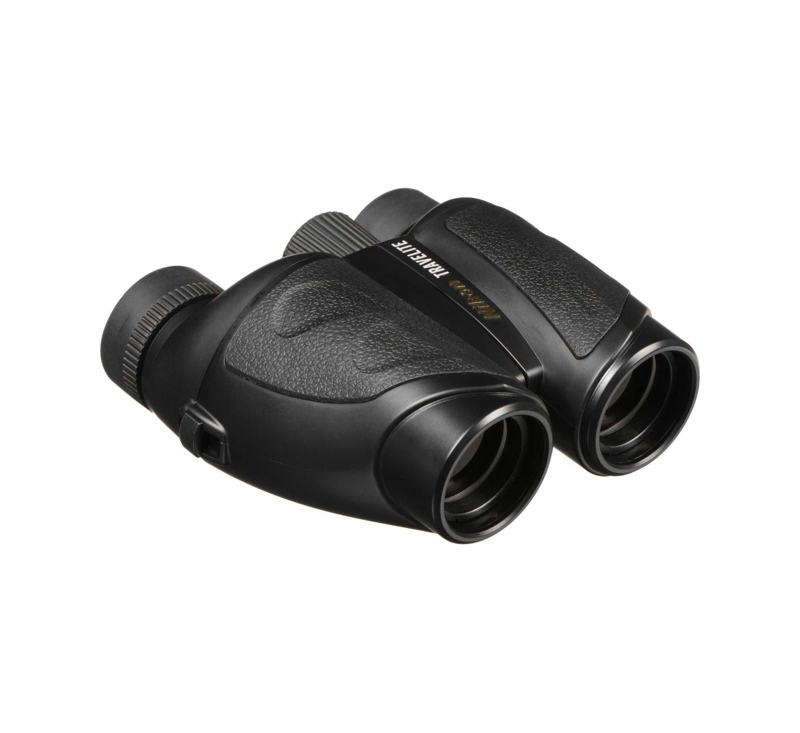Nikon 10x25 Travelite VI Binocular with 5.0 Degree Angle of View, Black