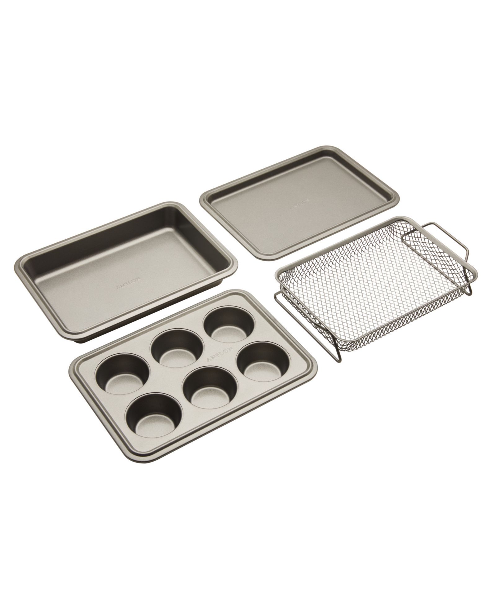 Anolon Advanced Bakeware 4-Pc. Nonstick Toaster Oven Pan Set