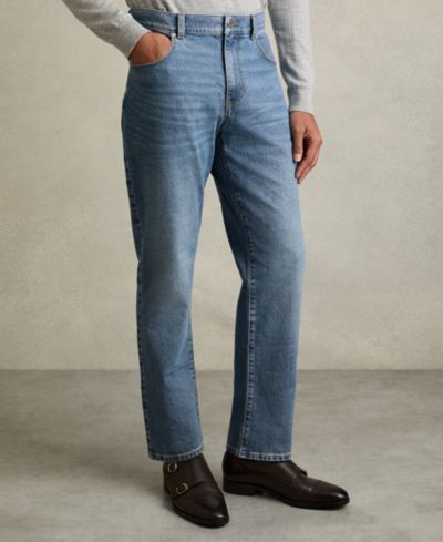REISS Men's Bishopsgate Straight-Leg Jeans