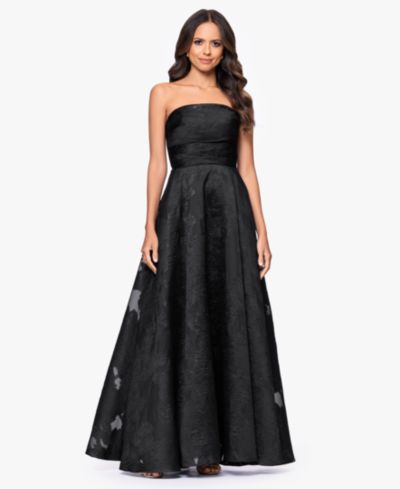 Betsy & Adam Women's Strapless Dress