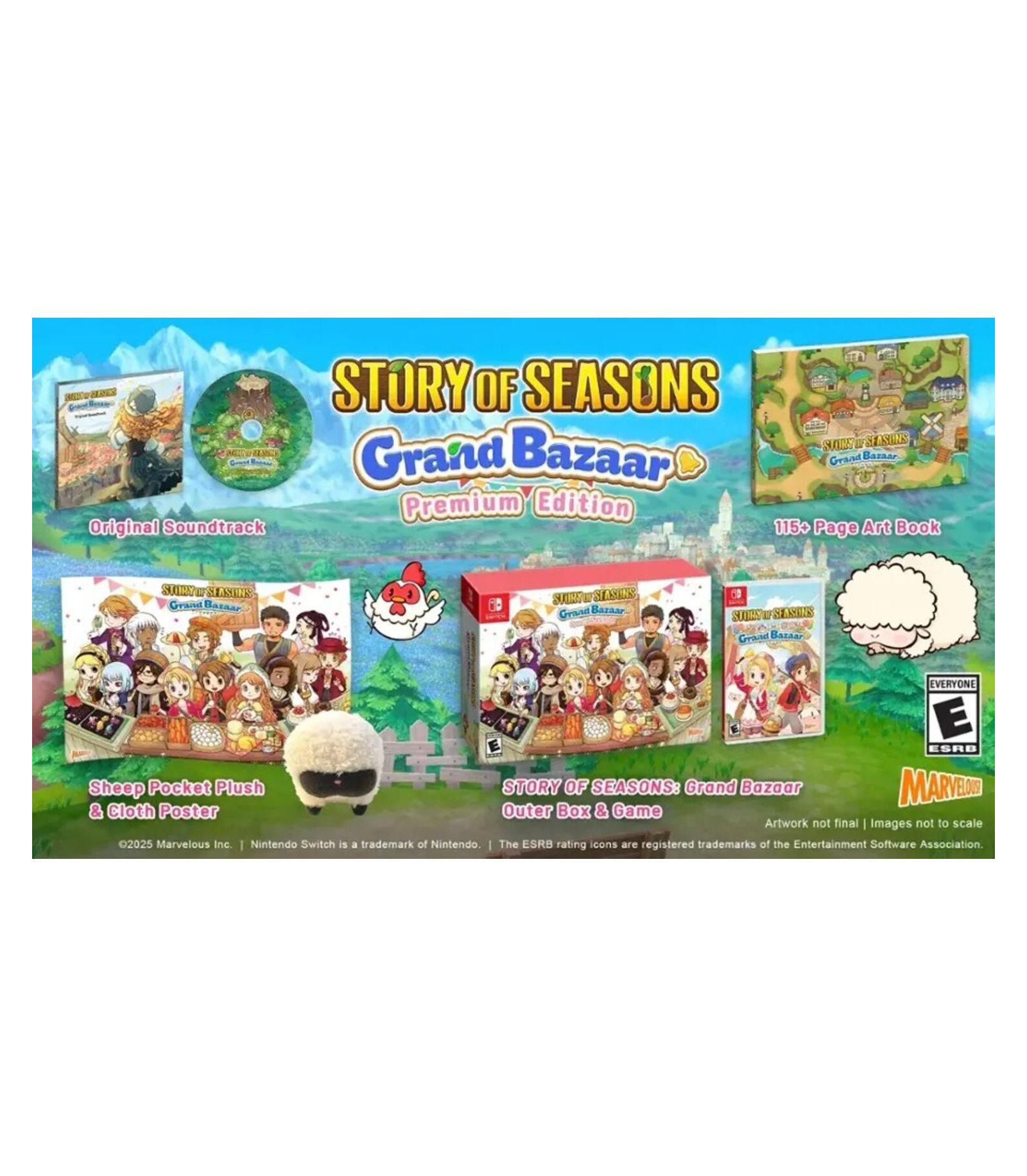 XSEED Games Story Of Seasons: Grand Bazaar Premium Edtion для Nintendo Switch 2