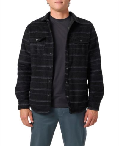 O'Neill Men's Glacier High Pile Button-Up Overshirt