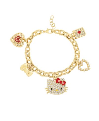 Hello Kitty браслет с кристальными шармами Hello Kitty
