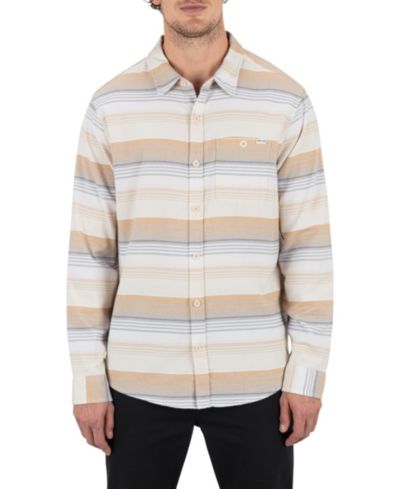 Hurley Мужская рубашка Portland Stripe Stretch