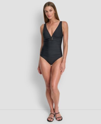 Слитный купальник DKNY Women's Hardware Underwire One-Piece