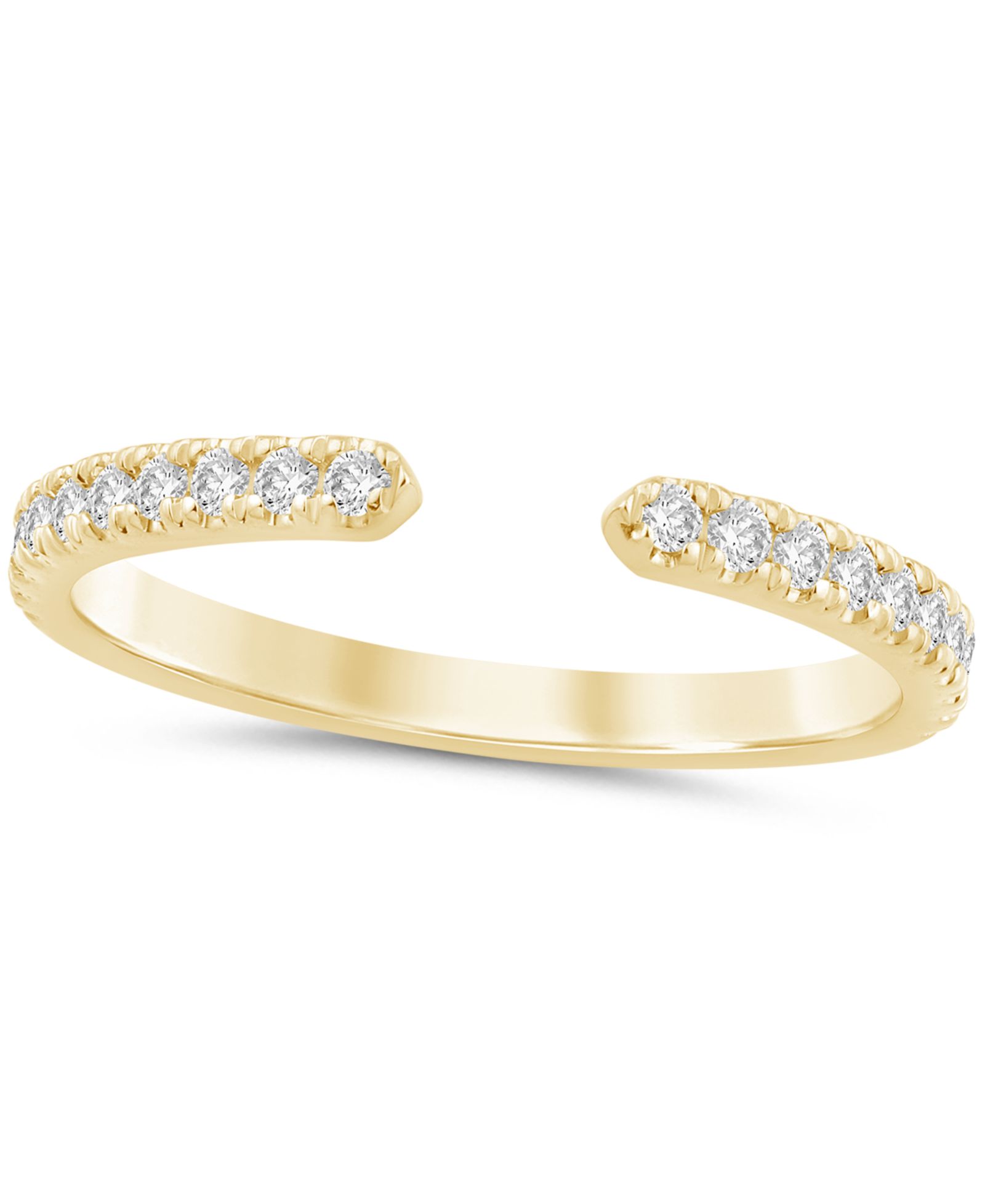 Кольцо с бриллиантом 1/4 ct. t.w. в желтом золоте 14K