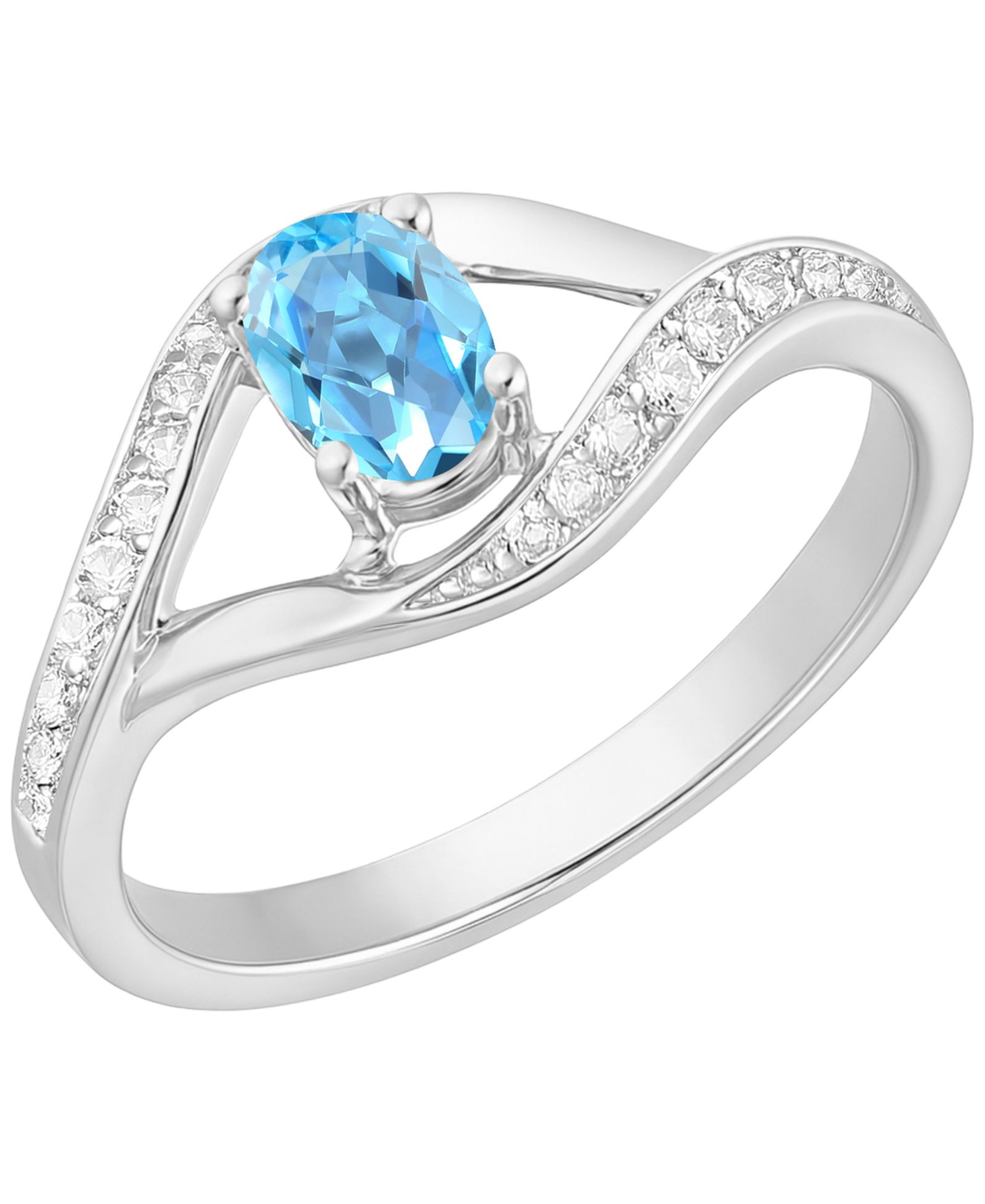 Macy's Lab Grown Multi Gemstone Ring in Sterling Silver (also in 14k Gold Over Sterling Silver)