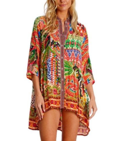 Платье La Moda Clothing Women's Short Asymmetrical V-Neck
