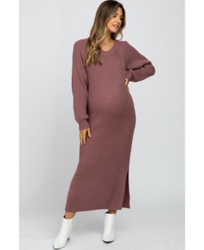 Женское трикотажное платье макси Pinkblush Side Slit