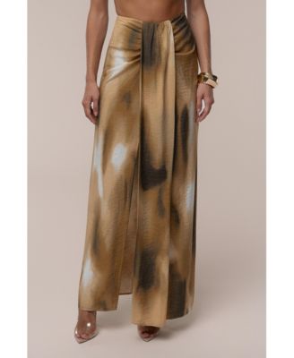 JLUXLABEL Women's Flowing Elegance Maxi Skirt