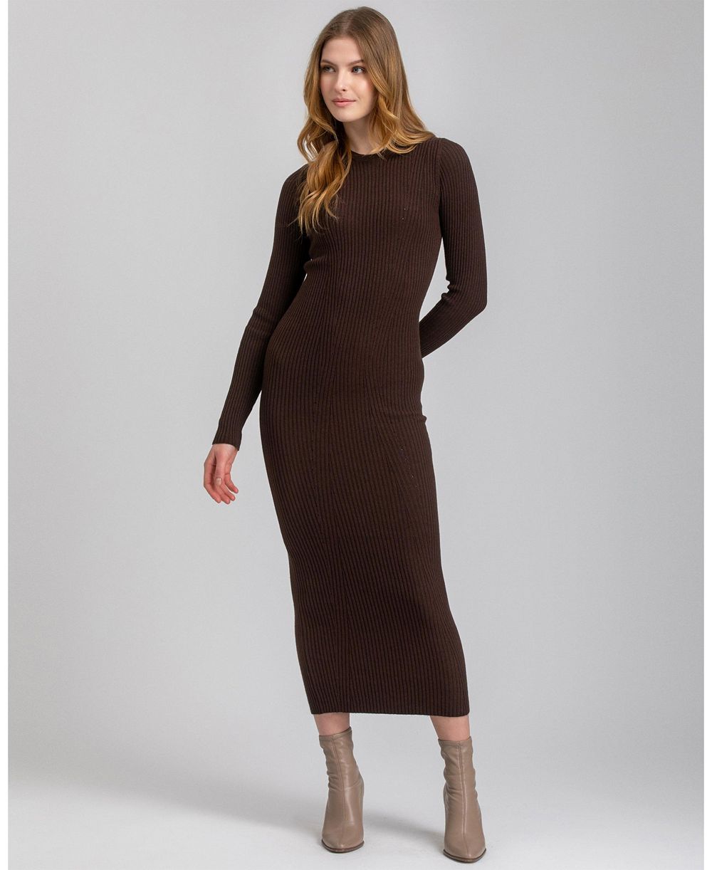 Женское миди-платье PIETRO BRUNELLI MILANO Ribbed Stella