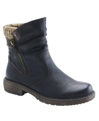 Spring Step Wibea Women's Booties with Faux Fur Lining