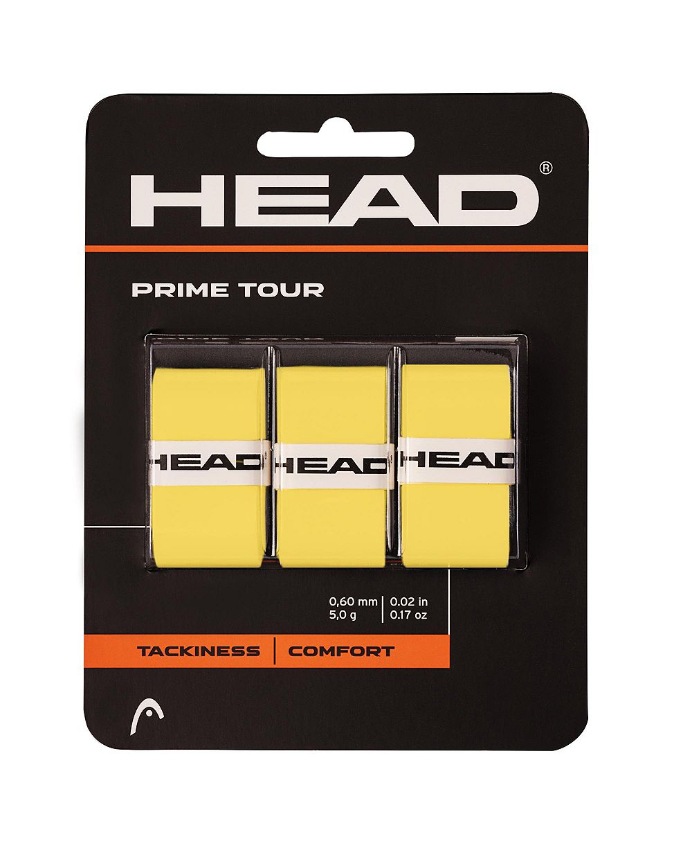 Набор овергрипов Head Prime Tour 3 Pack Yellow