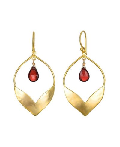 Infinite Possibilities серьги Garnet Lotus