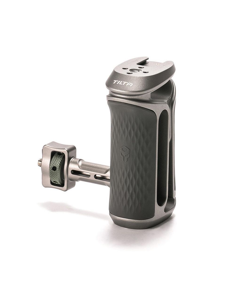 Tilta Xeno 1/4"-20 with Locating Pins Side Handle - Titanium Gray