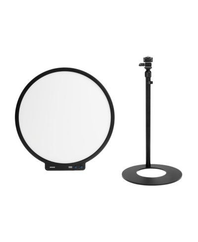 amaran Verge Max 22" 60W двухцветная круглая светодиодная лампа, угольный цвет, с базовой стойкой